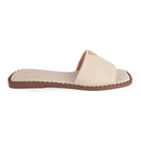 Sandália Rasteira Feminino Flat Chinelo Brilho Juta Olzzy Confortável