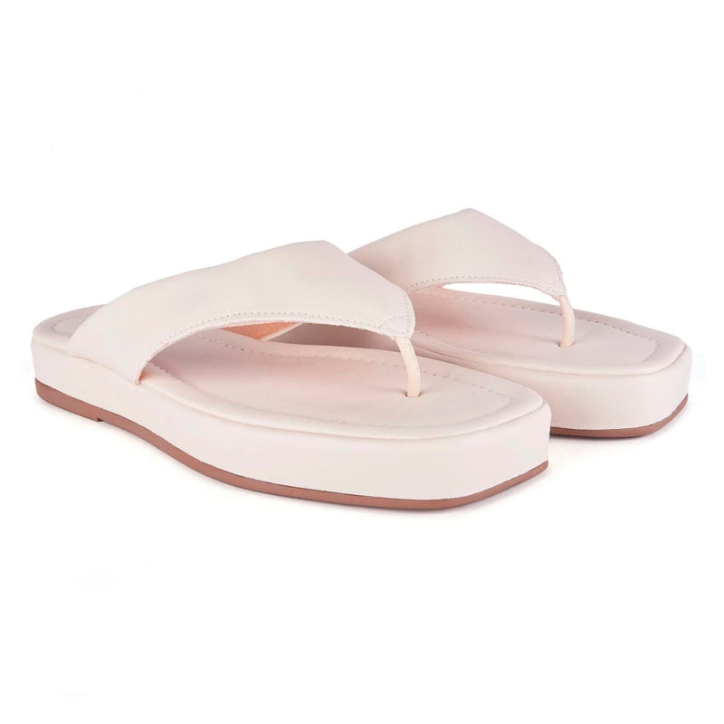 Chinelo Flat Feminina Sandália Fashion Flatform de Dedo Moda Conforto Olzzy Promoção