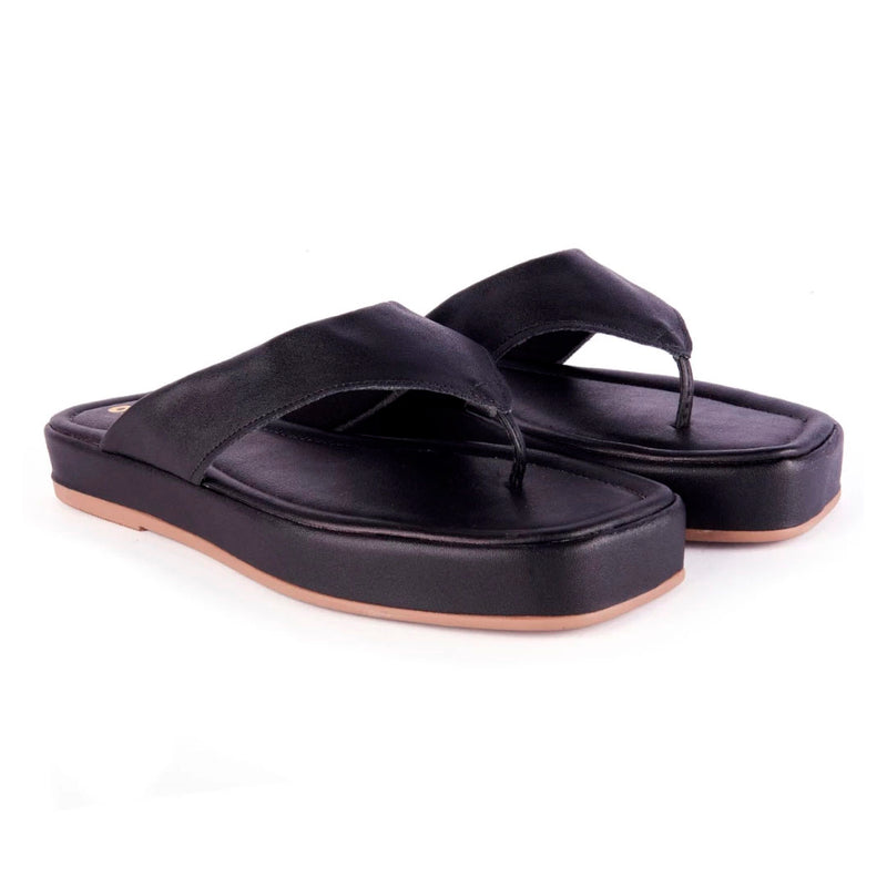 Chinelo Flat Feminina Sandália Fashion Flatform de Dedo Moda Conforto Olzzy Promoção