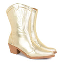 Bota Feminina Country Western Texana Bordada