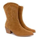 Bota Feminina Country Western Texana Bordada