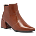 Bota Feminina Adulta Bico Fino Napa Macia Confortável Leve Moda Casual Olzzy Dia Dia Promoção