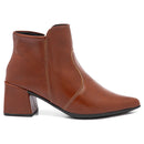 Bota Feminina Adulta Bico Fino Napa Macia Confortável Leve Moda Casual Olzzy Dia Dia Promoção