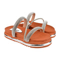 Birken Luxo Flat Brilho Feminina Papete Confortável Strass Moda