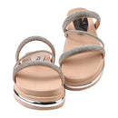 Birken Luxo Flat Brilho Feminina Papete Confortável Strass Moda