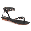 Rasteira Feminina Flat De Dedo Sandália Brilho Moda Verão Tendência Asa Delta Original