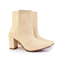 Bota Feminina bico fino salto fashion confortável