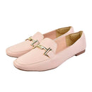 Sapato Social Feminino Mocassim Olzzy Bico Quadrado Oxford Scarpin Confortável