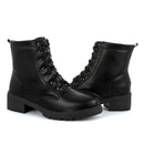 Bota Coturno Feminina Sola Tratorada Moda Confortável Original