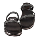 Birken Luxo Flat Brilho Feminina Papete Confortável Strass Moda