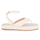 Sandália Chinelo Feminina Flat De Dedo Confortável Moda Macia Leve Brilho