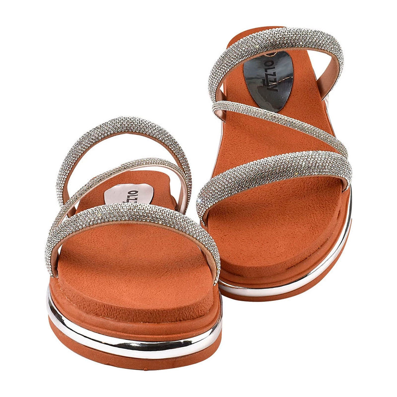 Birken Luxo Flat Brilho Feminina Papete Confortável Strass Moda