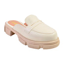 Mule Mocassim Feminino tratorado