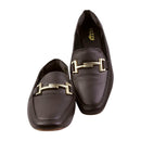 Sapato Social Feminino Mocassim Olzzy Bico Quadrado Oxford Scarpin Confortável