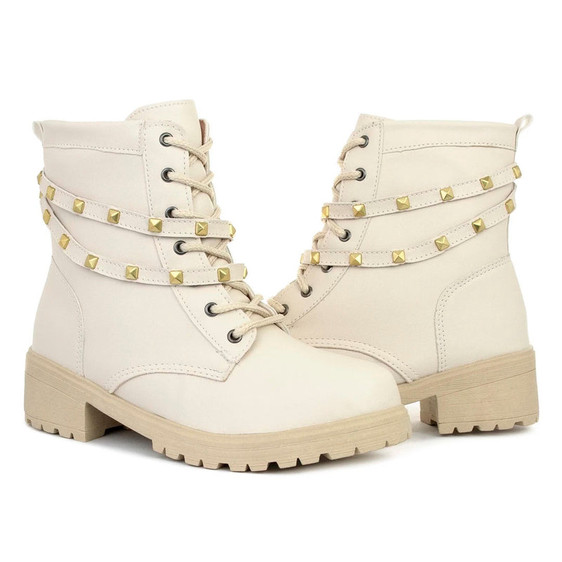 Coturno Feminino Bota Tratorada Salto Baixo Confortável