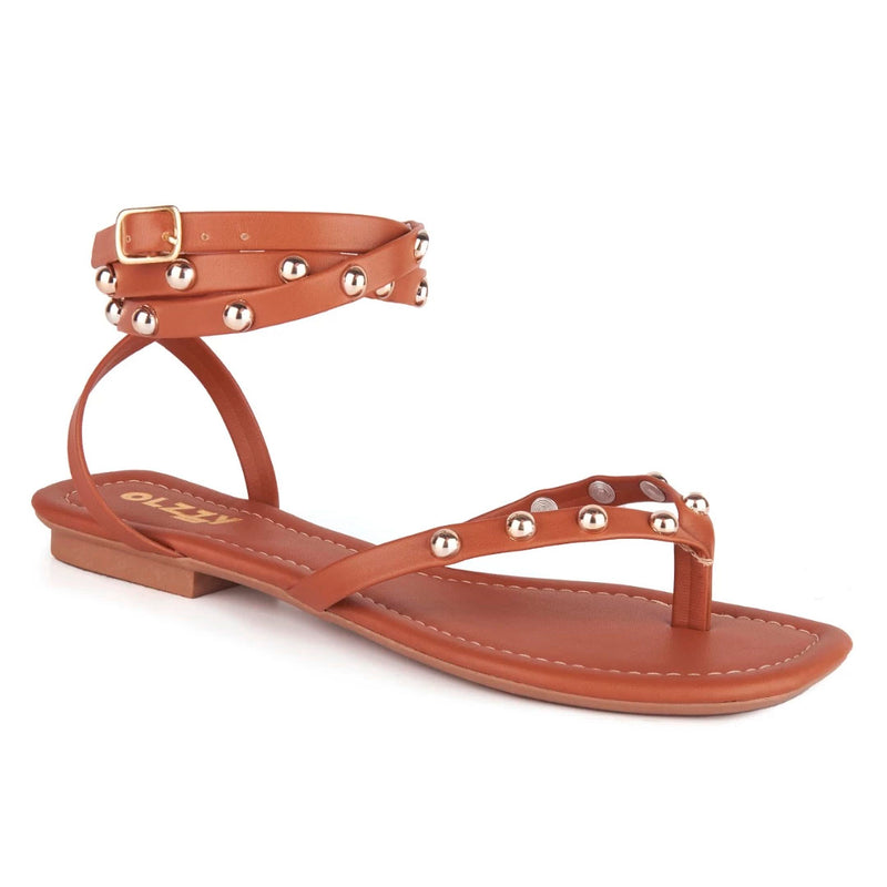 Rasteira Feminina Flat De Dedo Sandália Brilho Moda Verão Tendência Asa Delta Original