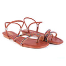 Sandalia Rasteirinha Feminina Pedrarias Flat Tendencia Brilho Strass Moda Verão Confortável