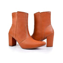 Bota Feminina bico fino salto fashion confortável