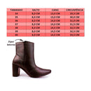 Bota Feminina bico fino salto fashion confortável