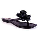 Rasteira Feminina Delicada Flor Brilho